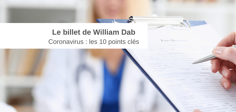 William Dab Coronavirus 10 points gestion des risques
